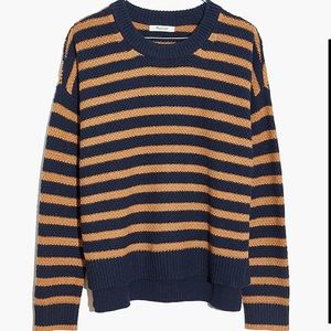 Madewell Striped Pickford Pullover Sweater